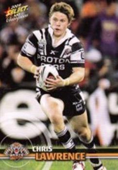 2009 Select NRL Champions #191 Chris Lawrence Front